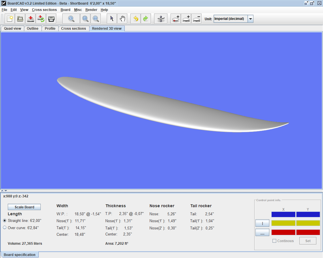 boardcad volume calculator